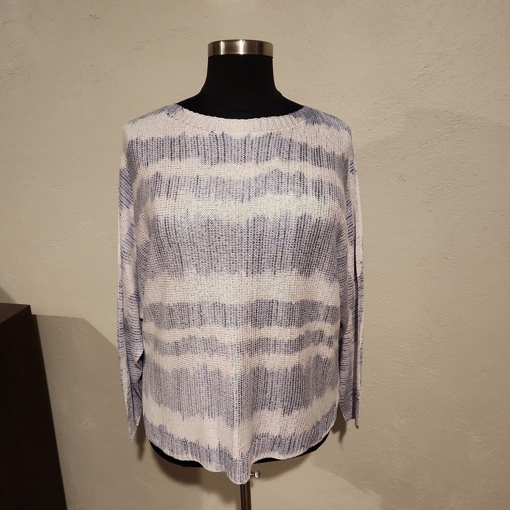 Davi & Dani Sweater 3XL Pewter Blue